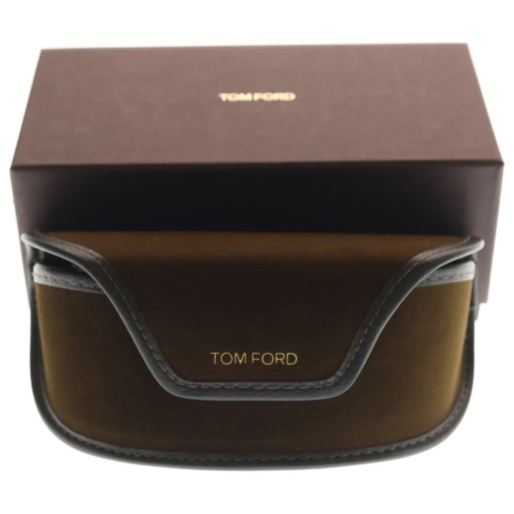 TOM FORD(トムフォード) アジアンフィット オーバルフレーム クリアレンズ サングラス メガネ ブラック TF6075-D-B レディース