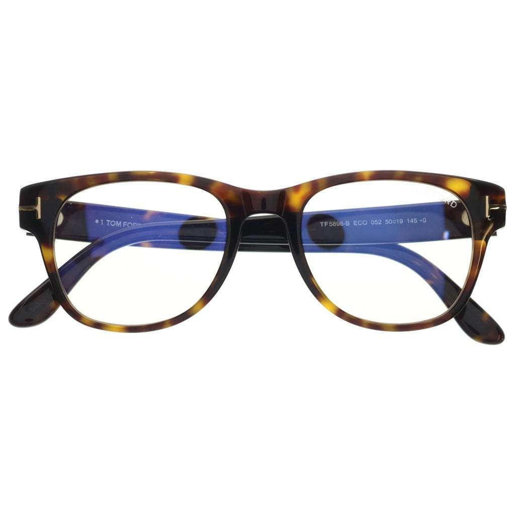 TOM FORD(トムフォード) ウェリントンフレーム クリアレンズ サングラス メガネ ブラウン TF5898-B