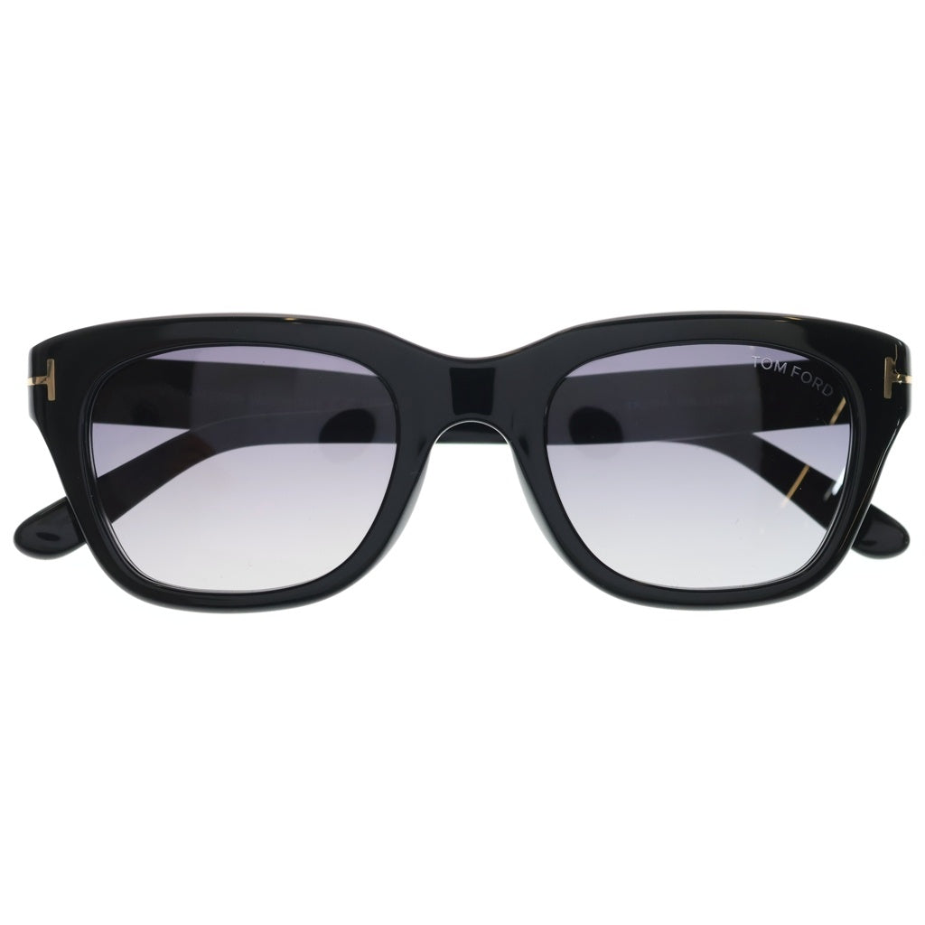 TOM FORD(トムフォード) SNOWDON スノードン ウェリントンフレーム クリアレンズ サングラス メガネ ブラック TF237-F