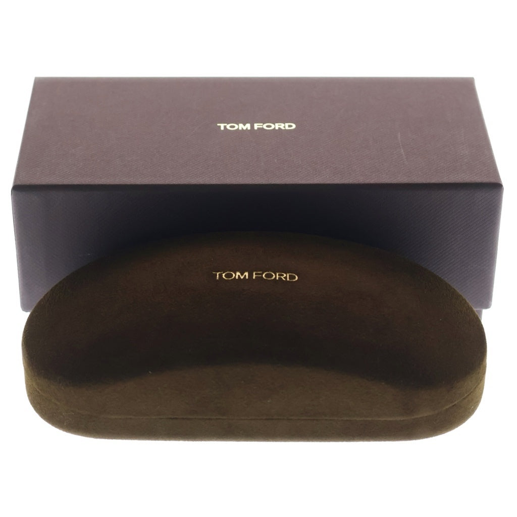 TOM FORD(トムフォード) SNOWDON スノードン ウェリントンフレーム クリアレンズ サングラス メガネ ブラウン/ブラック TF237-F