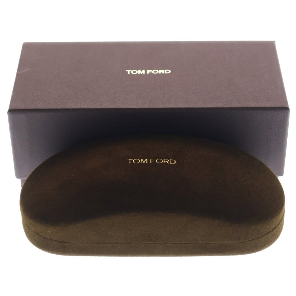 TOM FORD(トムフォード) アジアンフィット スクエアフレーム クリアレンズ サングラス メガネ ブラック TF6150-D-B