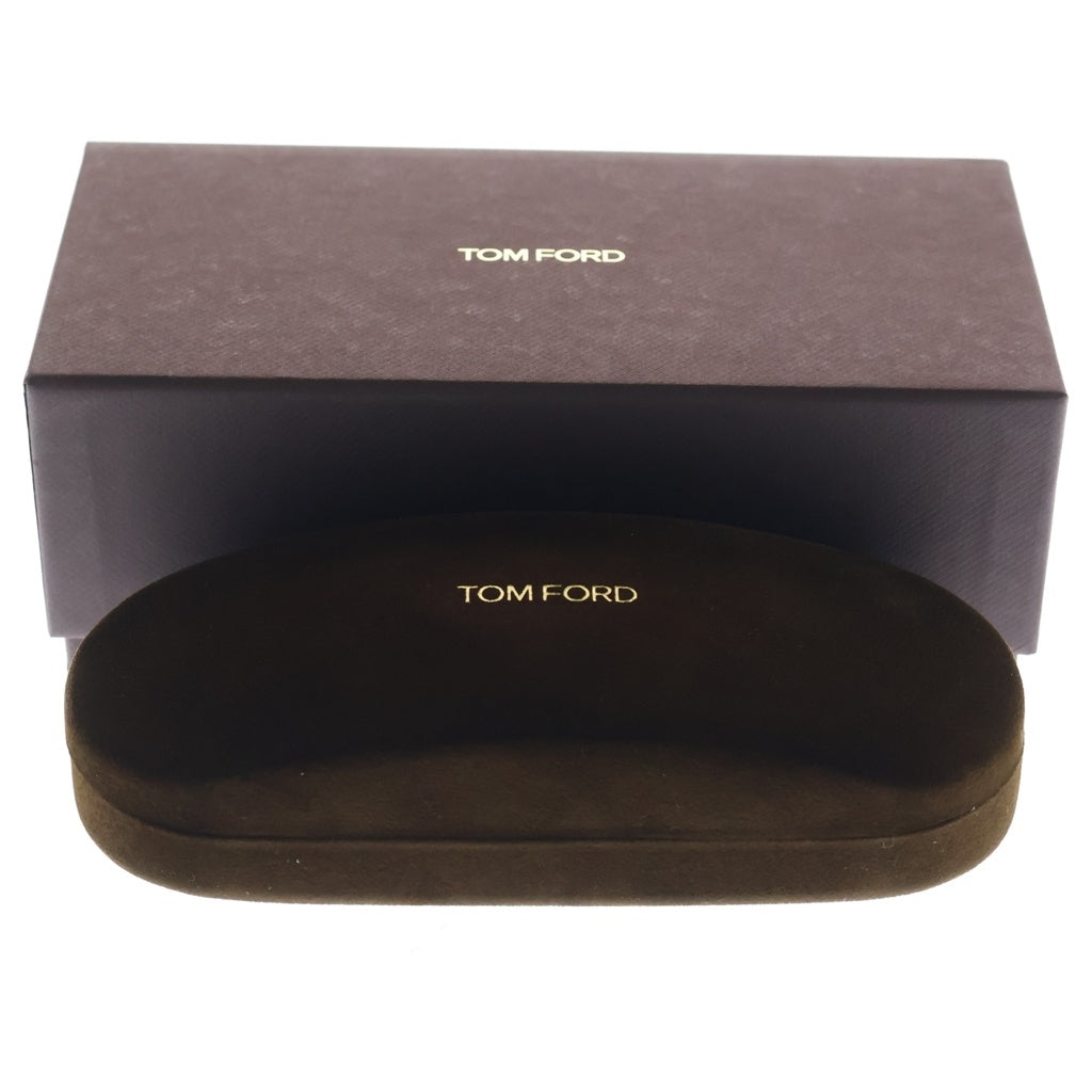 TOM FORD(トムフォード) アジアンフィット ウェリントンフレーム クリアレンズ サングラス メガネ ブラウン TF6102-D-B