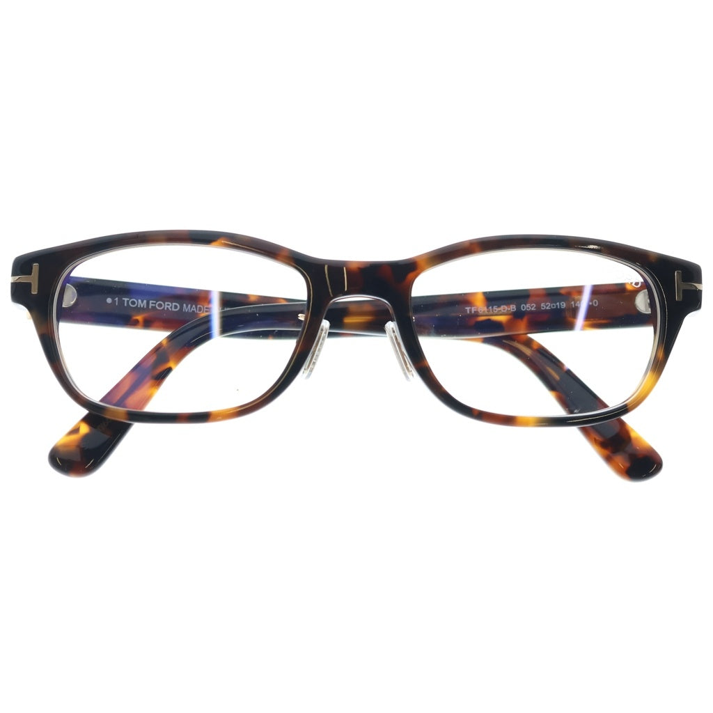 TOM FORD(トムフォード) アジアンフィット スクエアフレーム クリアレンズ サングラス メガネ ブラウン TF6115-D-B