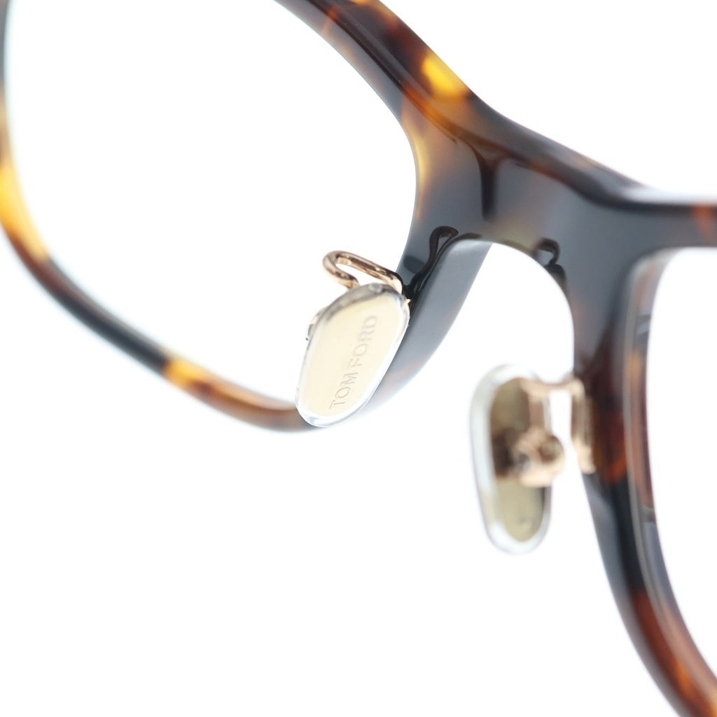 TOM FORD(トムフォード) アジアンフィット スクエアフレーム クリアレンズ サングラス メガネ ブラウン TF6115-D-B