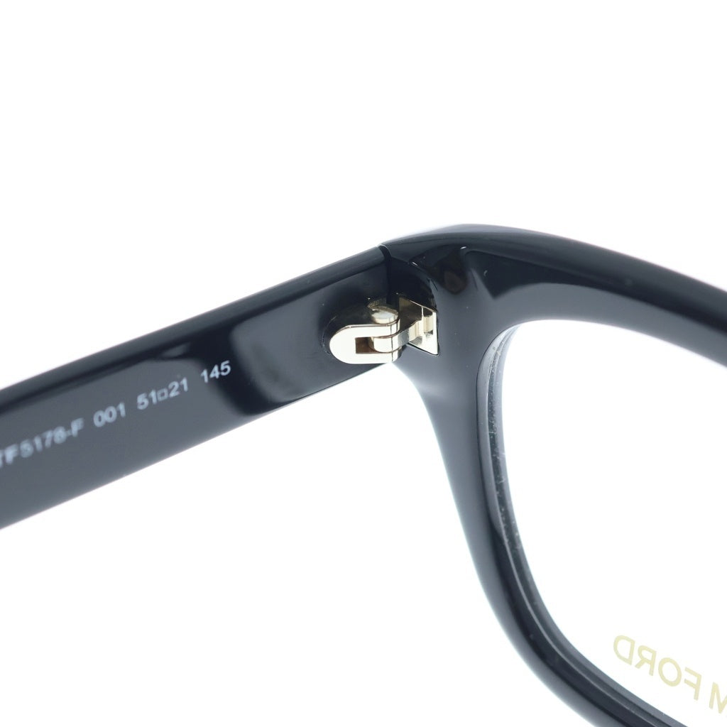 TOM FORD(トムフォード) アジアンフィット ウェリントンフレーム クリアレンズ サングラス メガネ ブラック TF5178-F