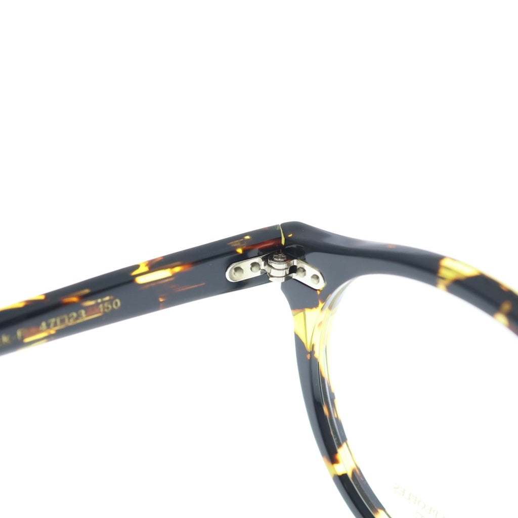 OLIVER PEOPLES(オリバーピープルズ) GREGORY PECK-F グレゴリーペック ボストンフレーム クリアレンズ サングラス メガネ イエロー/ブラック OV5186F