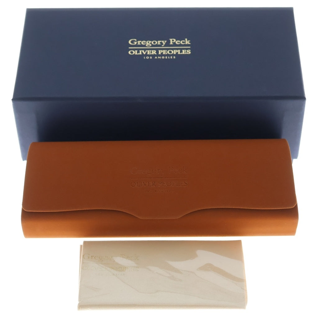 OLIVER PEOPLES(オリバーピープルズ) GREGORY PECK-F グレゴリーペック ボストンフレーム クリアレンズ サングラス メガネ イエロー/ブラック OV5186F