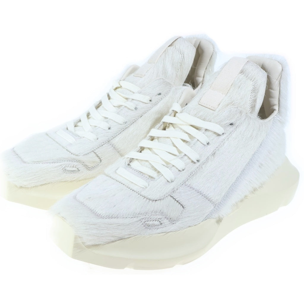 Rick Owens(リックオウエンス) GETH RUNNER ゲスランナー ハラコ ローカットスニーカー 02E1814