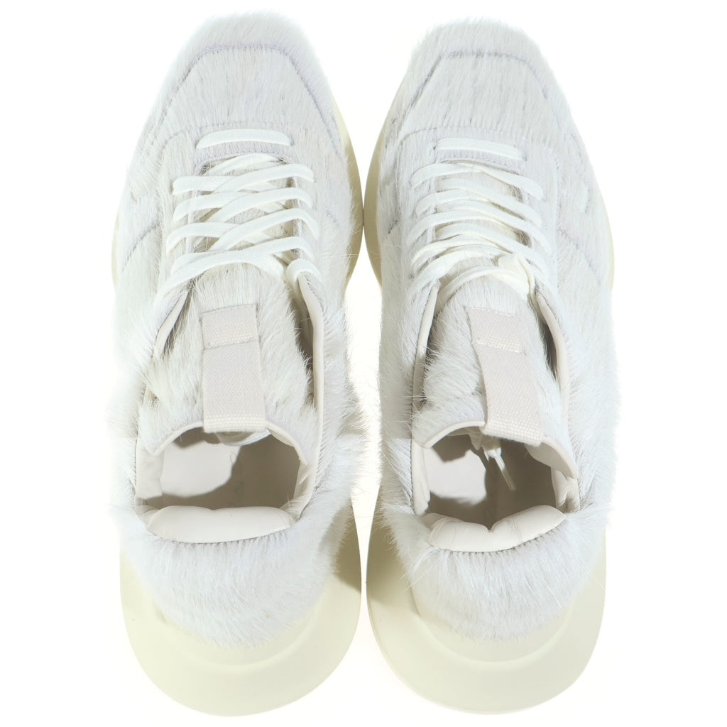 Rick Owens(リックオウエンス) GETH RUNNER ゲスランナー ハラコ ローカットスニーカー 02E1814