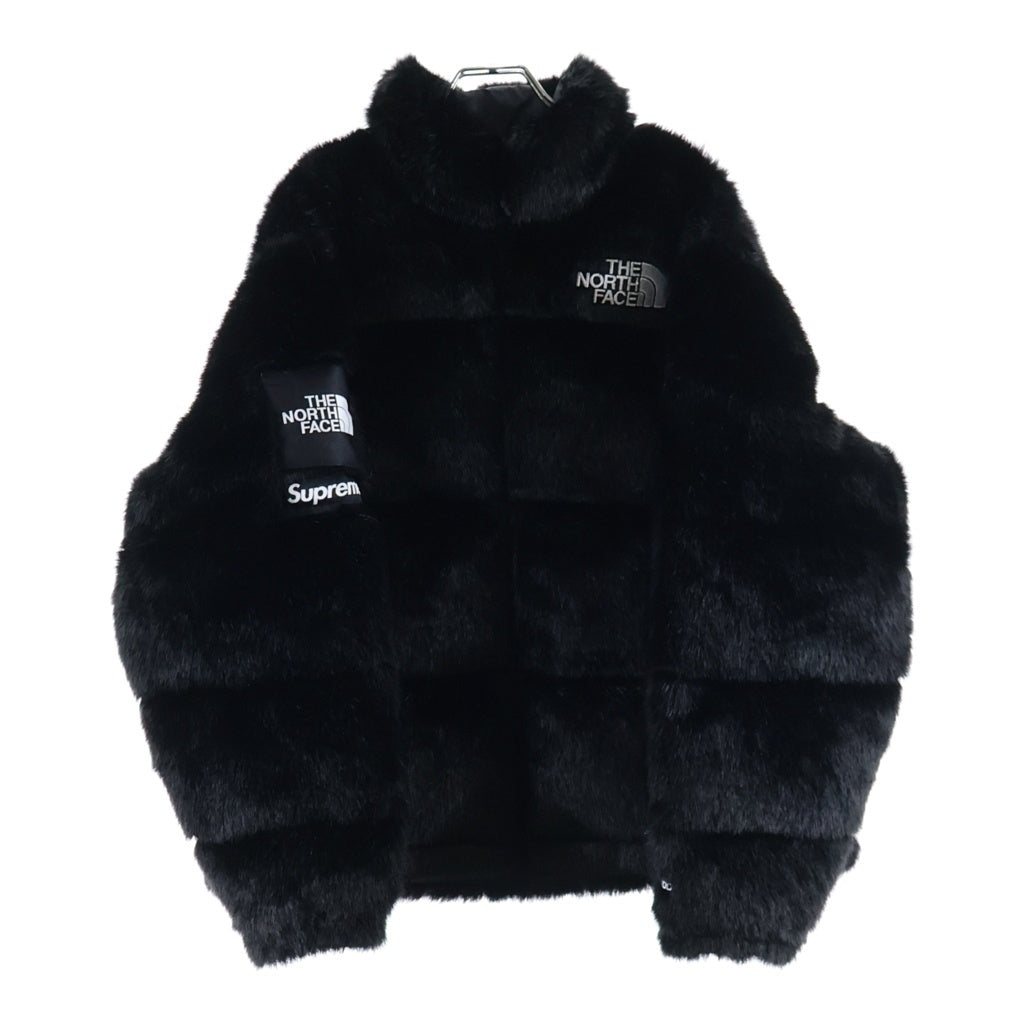 SUPREME(シュプリーム) 20AW ×THE NORTH FACE Faux Fur Nuptse Jacket ザノースフェイス ヌプシ ダウンジャケット ブラック NF0A55VT