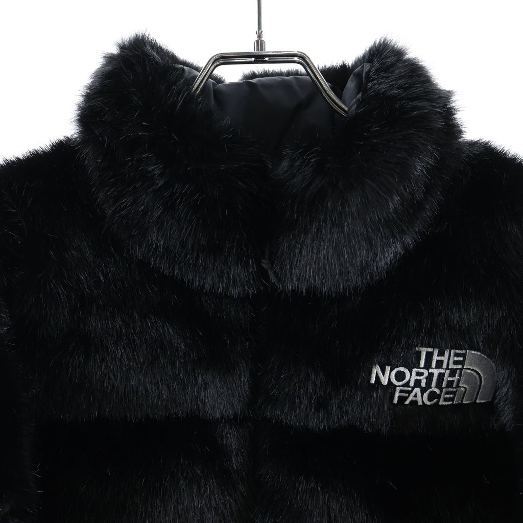 SUPREME(シュプリーム) 20AW ×THE NORTH FACE Faux Fur Nuptse Jacket ザノースフェイス ヌプシ ダウンジャケット ブラック NF0A55VT