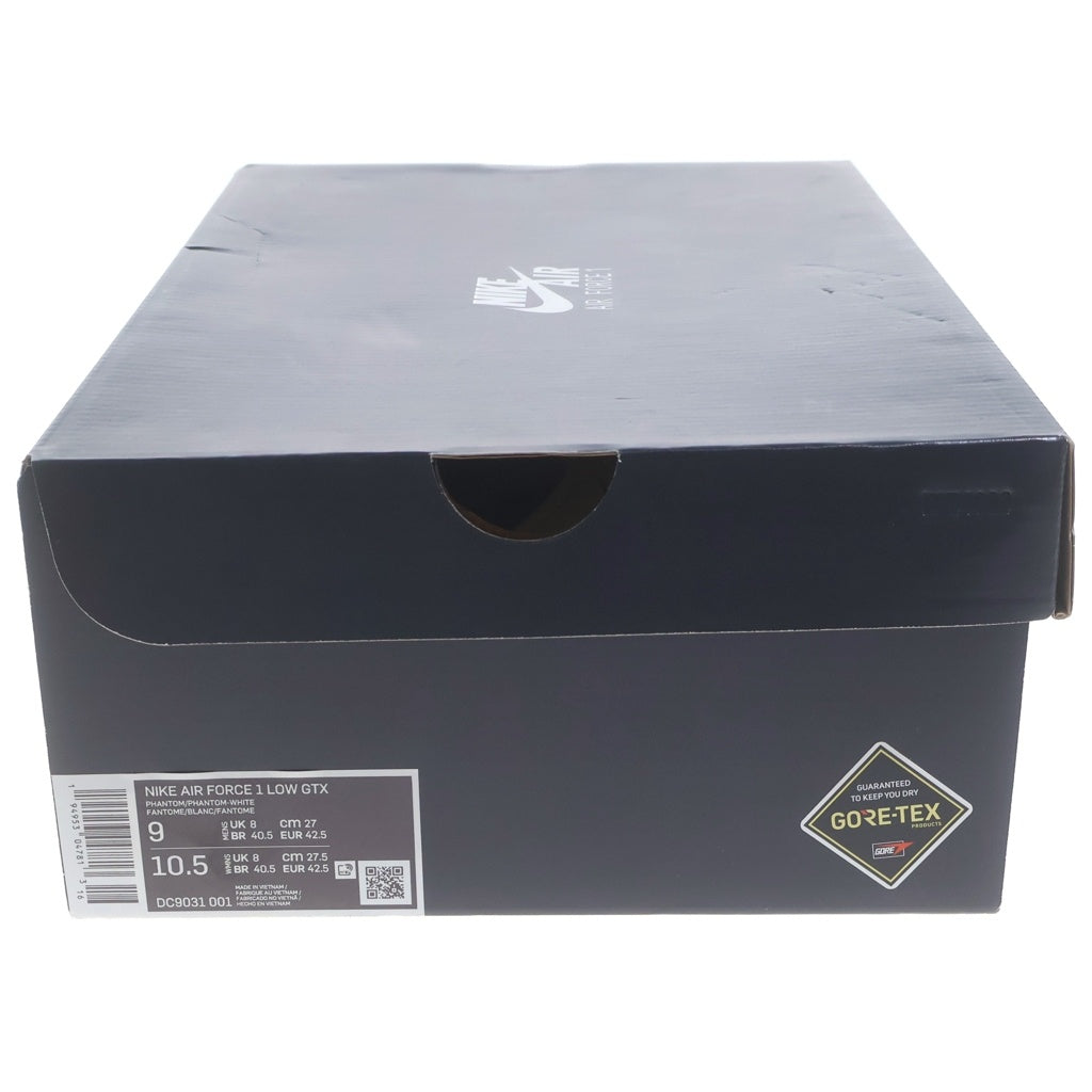 NIKE(ナイキ) AIR FORCE 1 LOW GORE-TEX エアフォース1 ゴアテックス ローカットスニーカー ホワイト US9/27cm DC9031-001