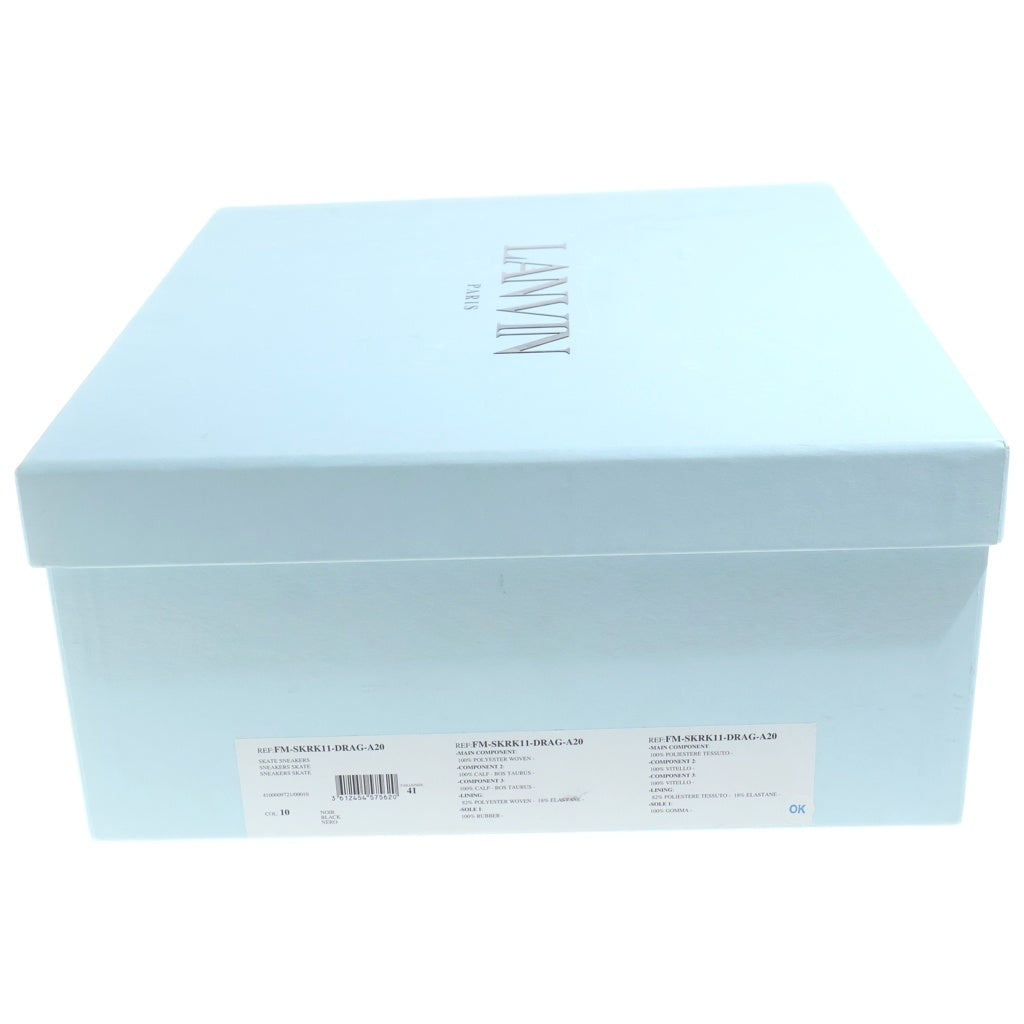 LANVIN(ランバン) LEATHER CURB SNEAKERS レザー カーブ ローカットダッドスニーカー ブラック FM-SKRK11-DRAG-A20