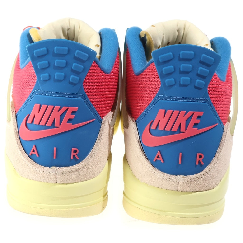 NIKE(ナイキ) ×UNION AIR JORDAN 4 GUAVA ICE ユニオン エアジョーダン4 グァバアイス ハイカットスニーカー マルチカラー US10.5/28.5cm DC9533-800