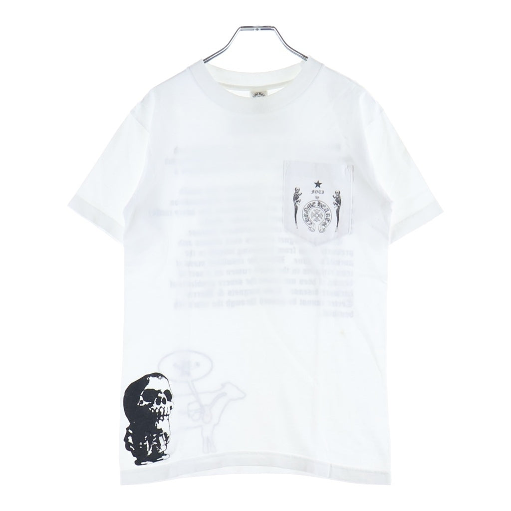 CHROME HEARTS(クロムハーツ) OLD FOTI S/S TEE オールド フォティバックプリント クルーネック半袖Tシャツ カットソー ホワイト