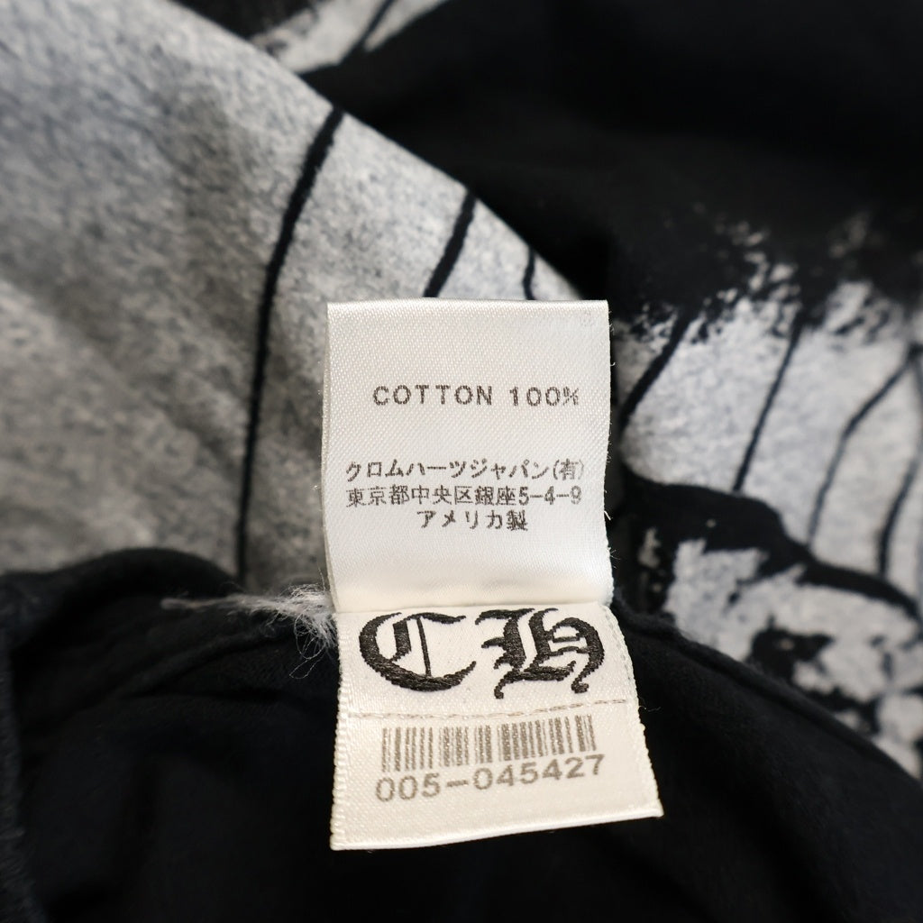 CHROME HEARTS(クロムハーツ) OLD JOE FOTI EXHIBITION S/S TEE オールド フォティバックプリント クルーネック半袖Tシャツ カットソー ブラック