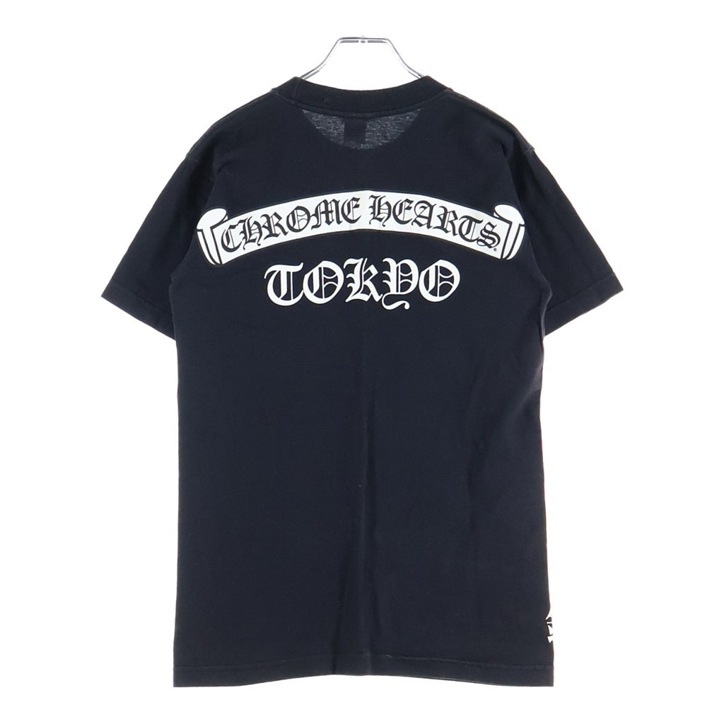 CHROME HEARTS(クロムハーツ) OLD オールド 銀座店オープン記念 ヴァインダガープリント クルーネックT半袖 カットソー ブラック