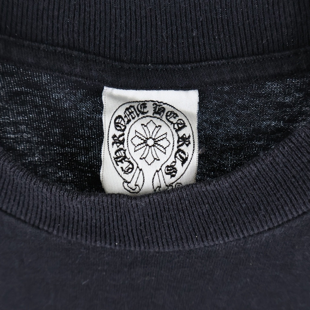 CHROME HEARTS(クロムハーツ) OLD オールド 銀座店オープン記念 ヴァインダガープリント クルーネックT半袖 カットソー ブラック