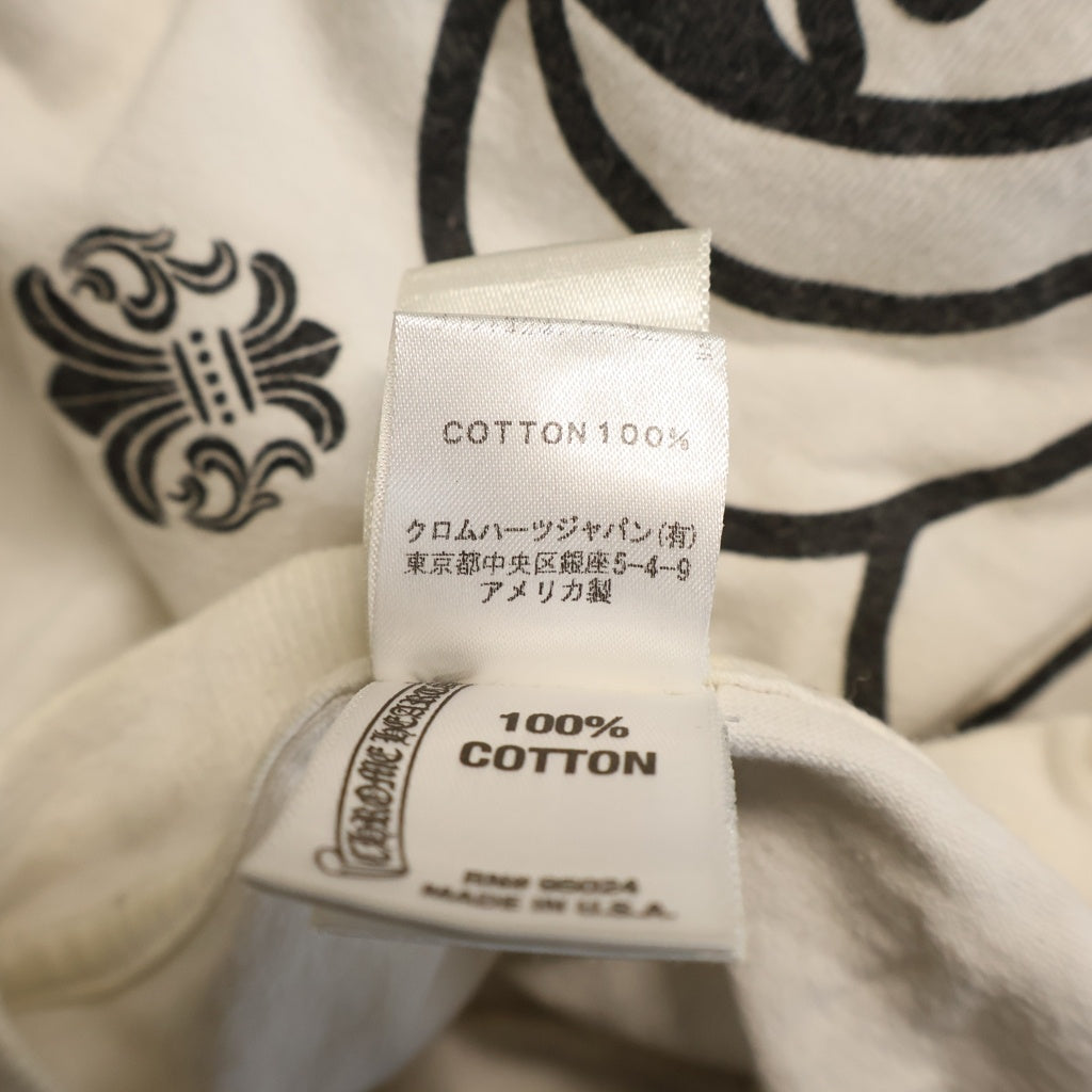 CHROME HEARTS(クロムハーツ) OLD S/S オールド BSフレアサークルプリント クルーネック半袖Tシャツ カットソー ホワイト