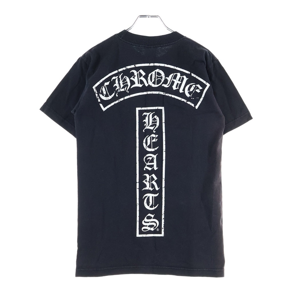 CHROME HEARTS(クロムハーツ) OLD T-BAR S/S オールド Tバー スタープリント クルーネック半袖Tシャツ カットソー ブラック