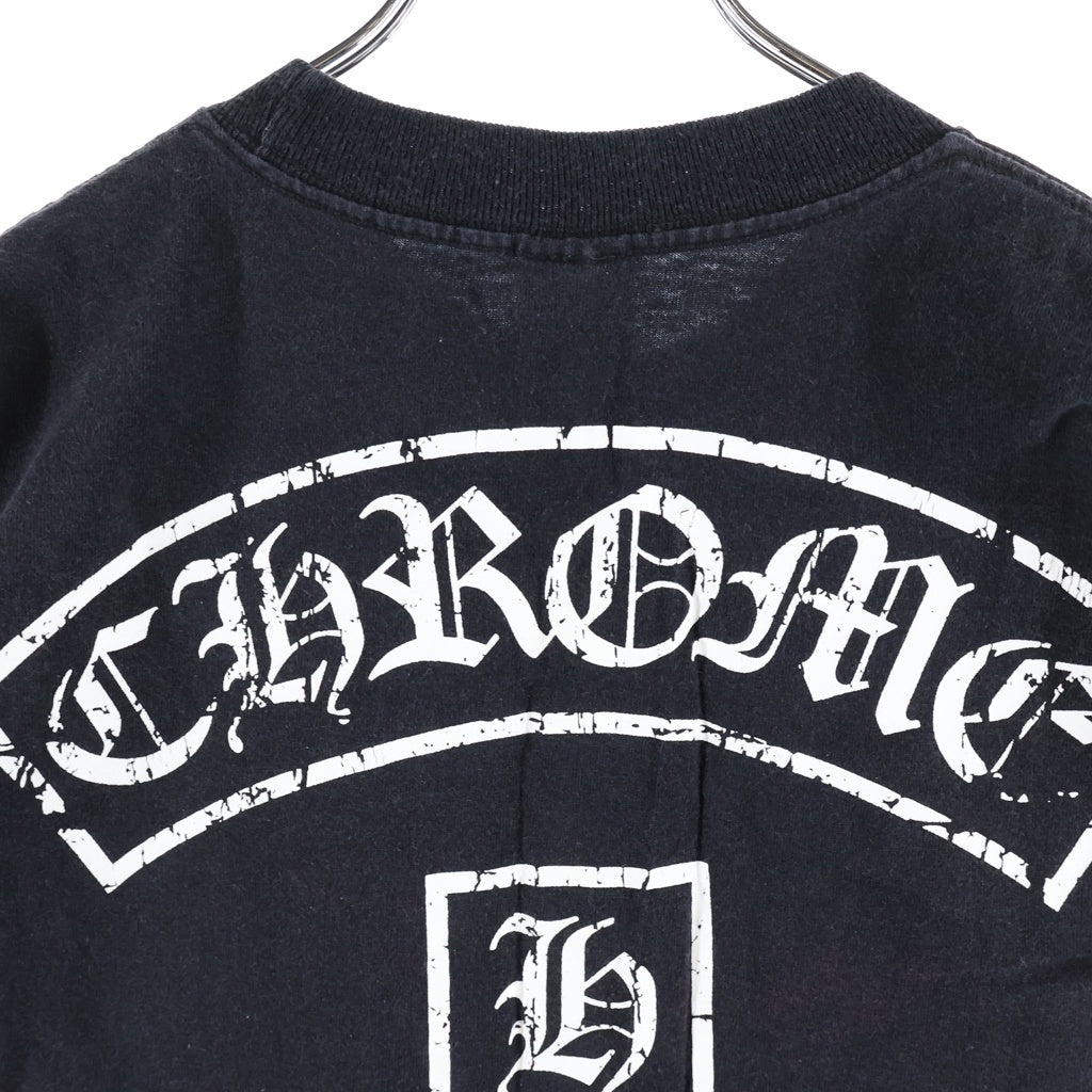 CHROME HEARTS(クロムハーツ) OLD T-BAR S/S オールド Tバー スタープリント クルーネック半袖Tシャツ カットソー ブラック