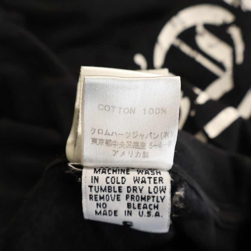 CHROME HEARTS(クロムハーツ) OLD T-BAR S/S オールド Tバー スタープリント クルーネック半袖Tシャツ カットソー ブラック