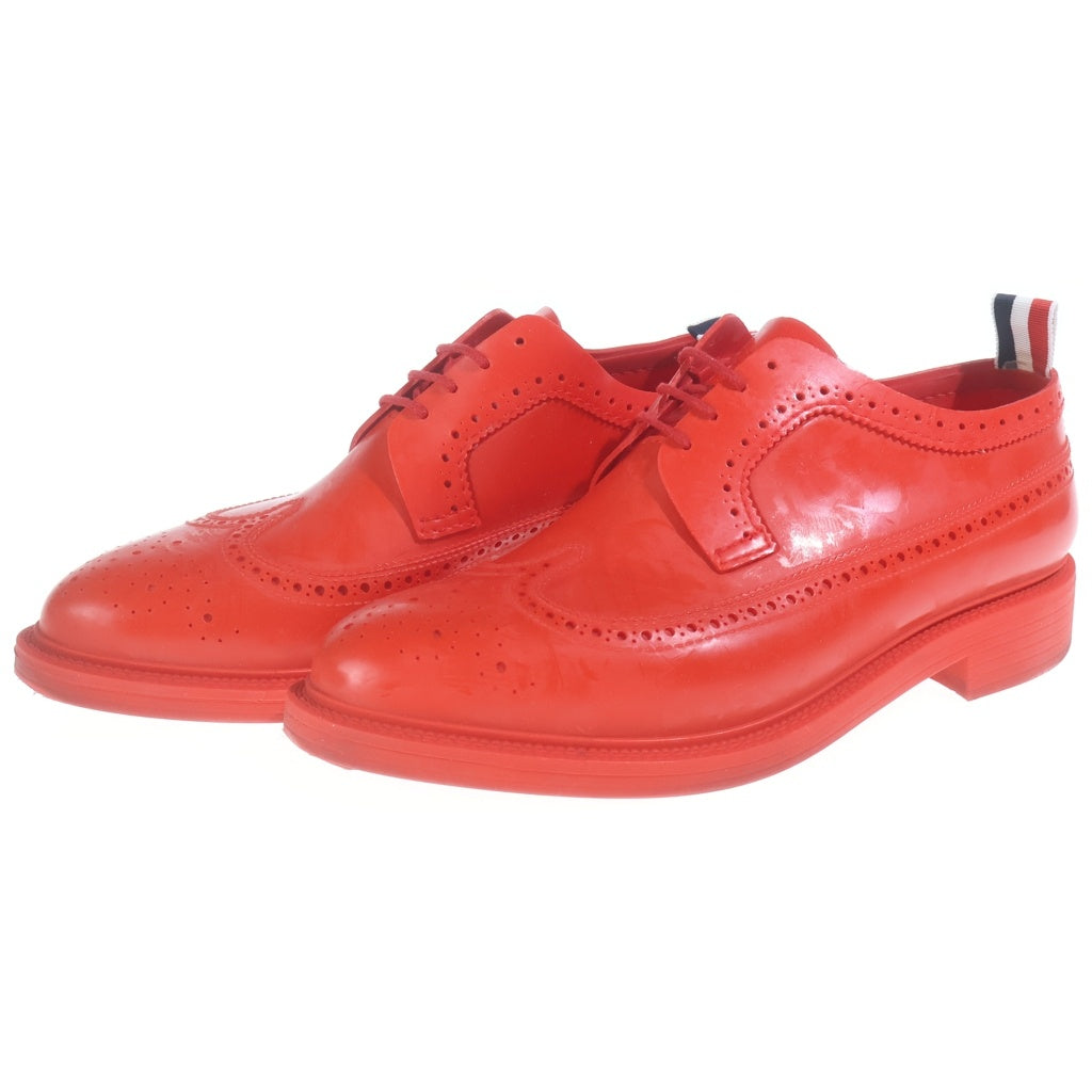 THOM BROWNE(トムブラウン) LONGWING BROGUE IN TPU RUBBER ロングウィング ブローグ イン TPUラバードレスシューズ レッド MFD064A-01918