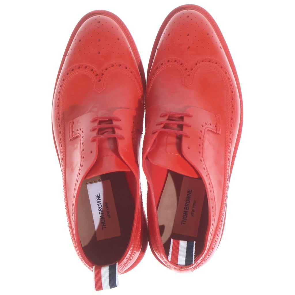 THOM BROWNE(トムブラウン) LONGWING BROGUE IN TPU RUBBER ロングウィング ブローグ イン TPUラバードレスシューズ レッド MFD064A-01918