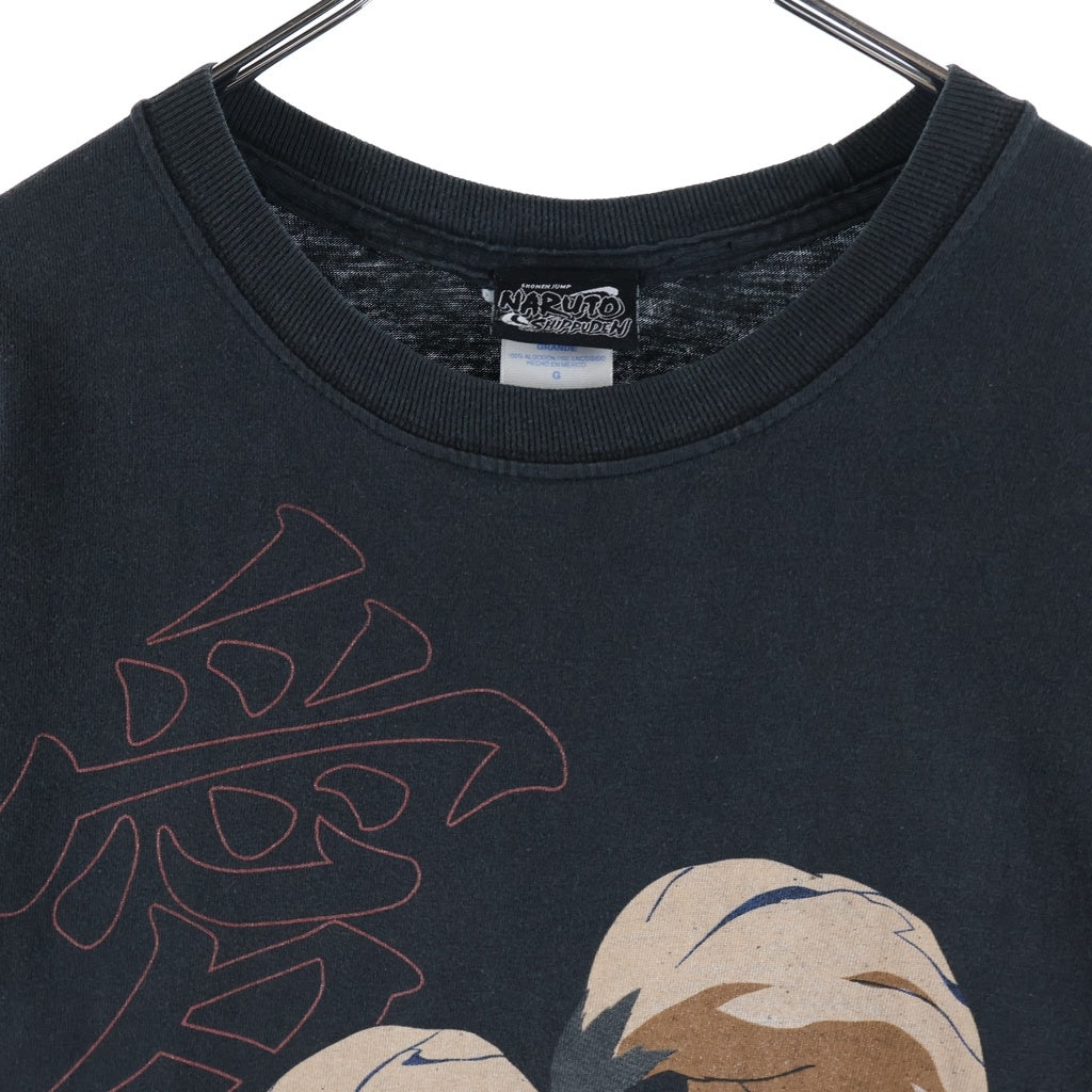 VINTAGE(ヴィンテージ) 00S VINTAGE NARUTO SHIPPUDEN GAARA TEE ヴィンテージ ナルト疾風伝 我愛羅 刺繍タグ クルーネック半袖Tシャツ カットソー ブラック