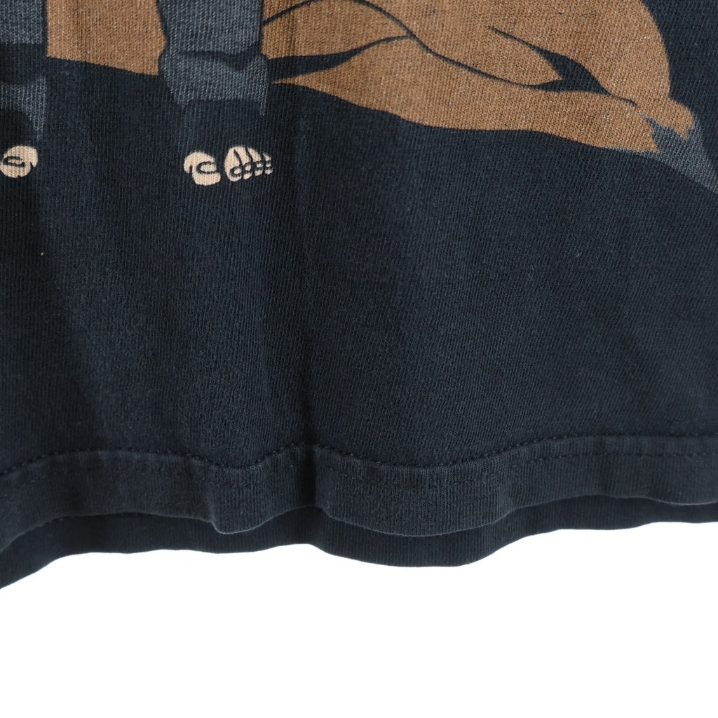 VINTAGE(ヴィンテージ) 00S VINTAGE NARUTO SHIPPUDEN GAARA TEE ヴィンテージ ナルト疾風伝 我愛羅 刺繍タグ クルーネック半袖Tシャツ カットソー ブラック
