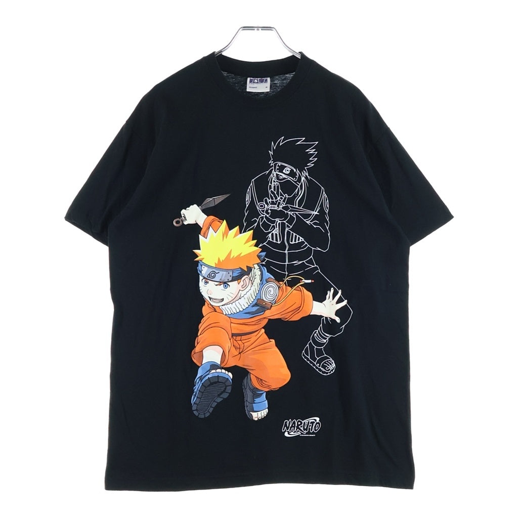 VINTAGE(ヴィンテージ) 00S VINTAGE NARUTO TEE SOL'Sユーロボディ ヴィンテージ うずまきナルト クルーネック半袖Tシャツ カットソー ブラック