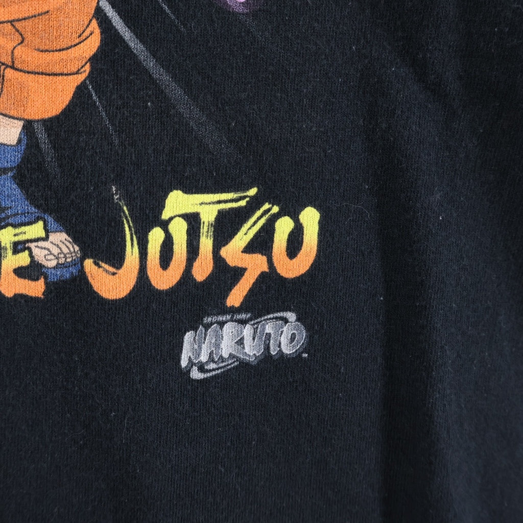 VINTAGE(ヴィンテージ) 00S VINTAGE NARUTO TEE ナルト 多重影分身の術 クルーネック半袖Tシャツ カットソー ブラック