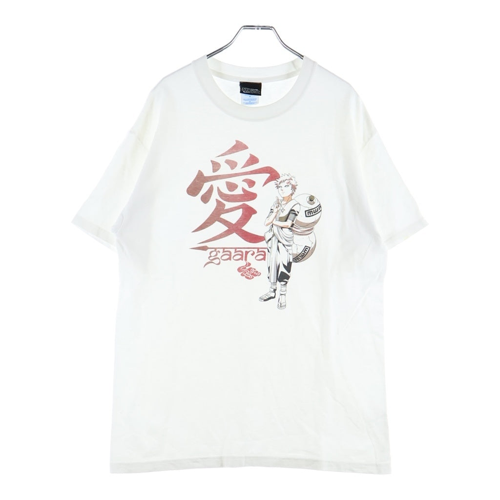 VINTAGE(ヴィンテージ) 00S VINTAGE NARUTO GAARA TEE ヴィンテージ ナルト 我愛羅 クルーネック半袖Tシャツ カットソー ホワイト