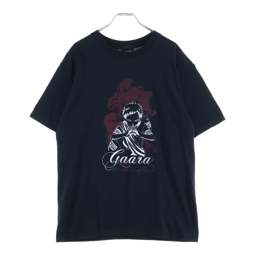 VINTAGE(ヴィンテージ) 00S VINTAGE NARUTO GAARA TEE ヴィンテージ ナルト 我愛羅 砂縛柩 クルーネック半袖Tシャツ カットソー ブラック