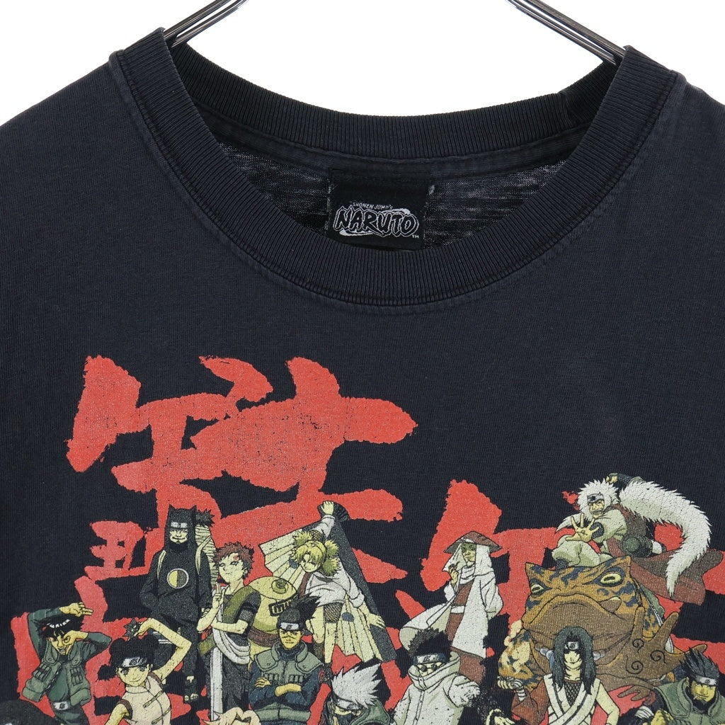 VINTAGE(ヴィンテージ) 00S VINTAGE NARUTO TEE ヴィンテージ ナルト 中忍試験編 クルーネック半袖Tシャツ カットソー ブラック