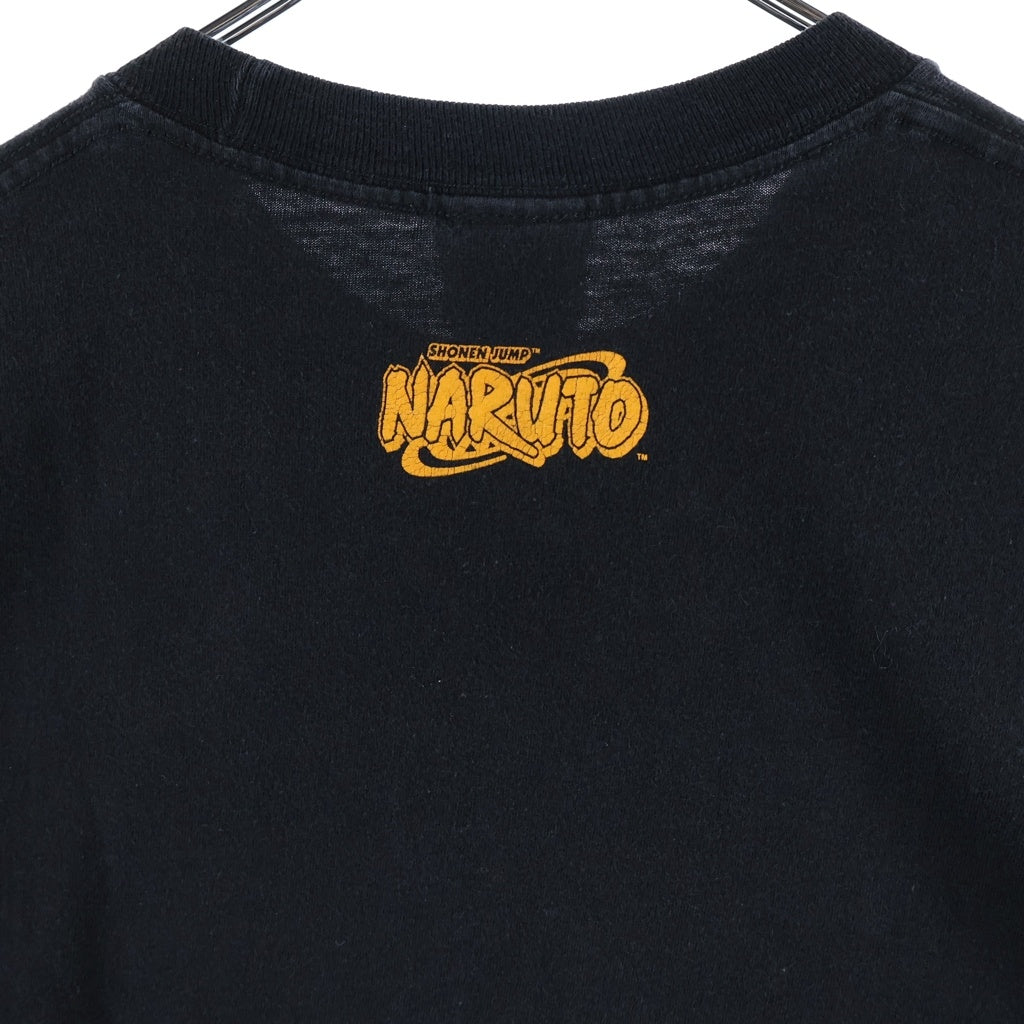 VINTAGE(ヴィンテージ) 00S VINTAGE NARUTO TEE ヴィンテージ ナルト うずまきナルト&うちはサスケ クルーネック半袖Tシャツ カットソー ブラック