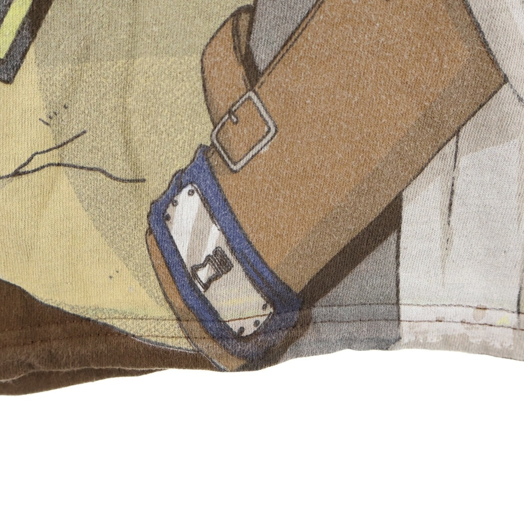 VINTAGE(ヴィンテージ) 00S VINTAGE NARUTO GAARA TEE ヴィンテージ ナルト 我愛羅 クルーネック半袖Tシャツ カットソー ブラウン