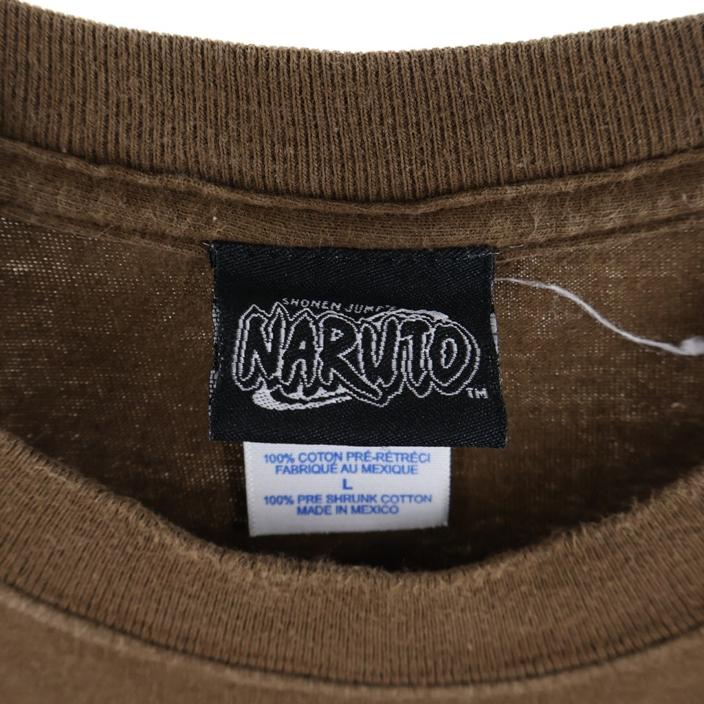 VINTAGE(ヴィンテージ) 00S VINTAGE NARUTO GAARA TEE ヴィンテージ ナルト 我愛羅 クルーネック半袖Tシャツ カットソー ブラウン
