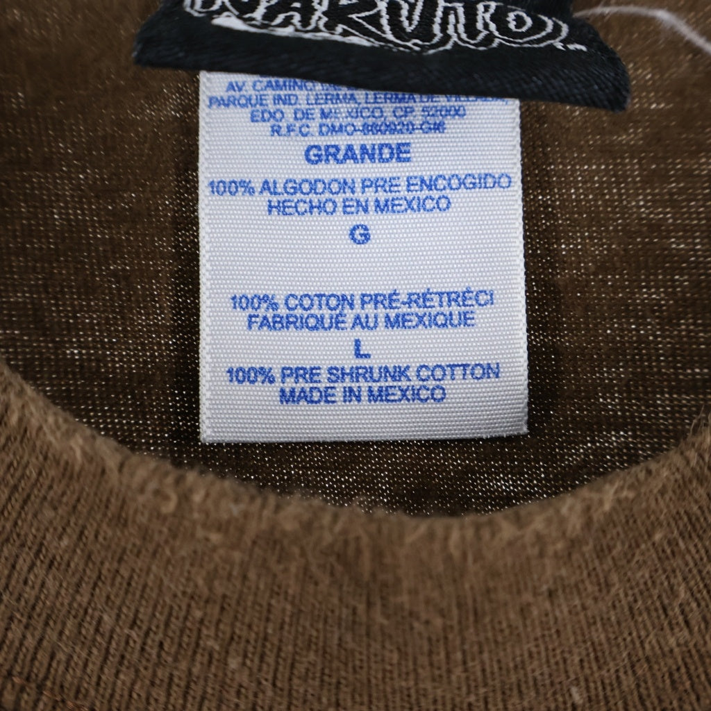 VINTAGE(ヴィンテージ) 00S VINTAGE NARUTO GAARA TEE ヴィンテージ ナルト 我愛羅 クルーネック半袖Tシャツ カットソー ブラウン