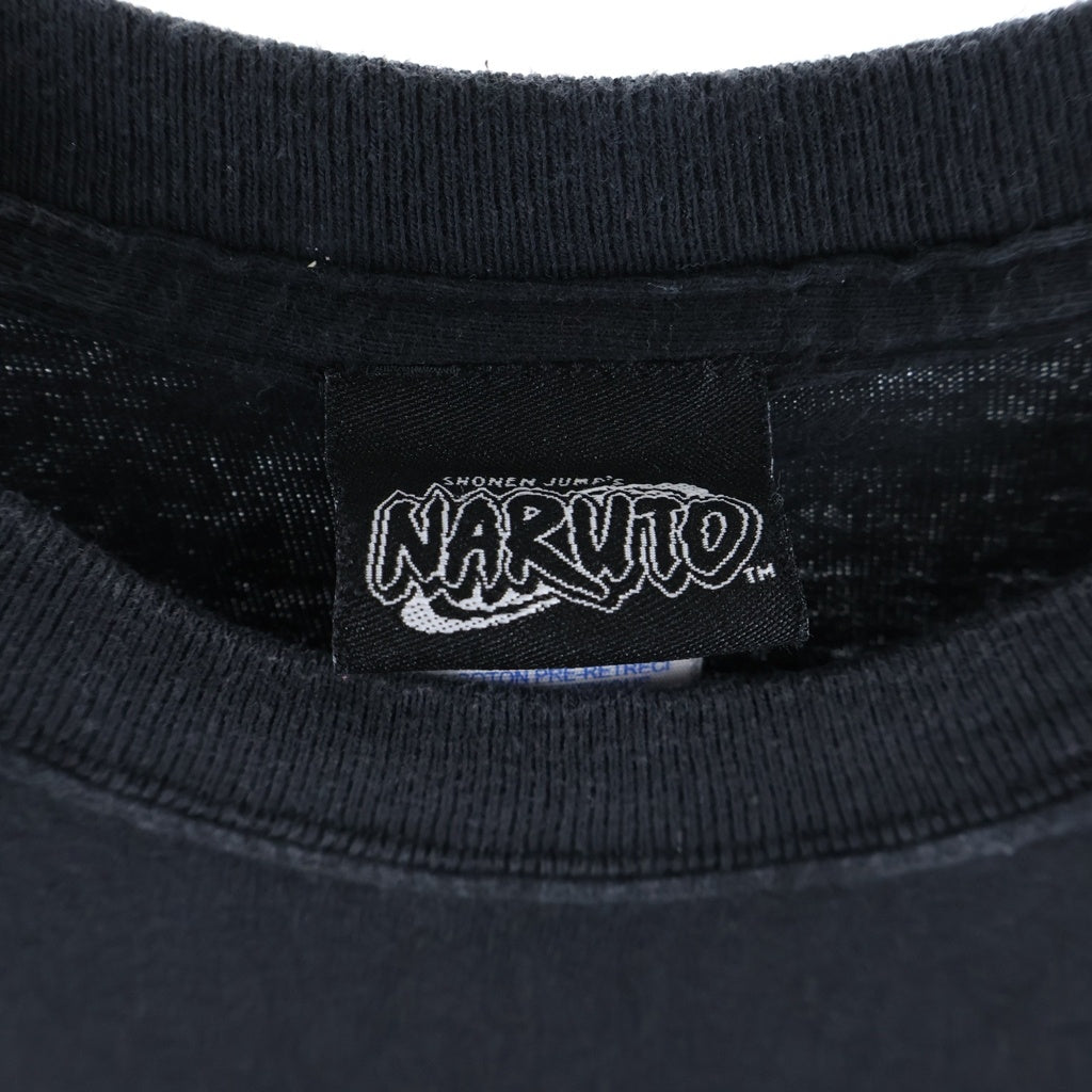 VINTAGE(ヴィンテージ) 00S VINTAGE NARUTO TEE ヴィンテージ ナルト 中忍試験編 クルーネック半袖Tシャツ カットソー ブラック