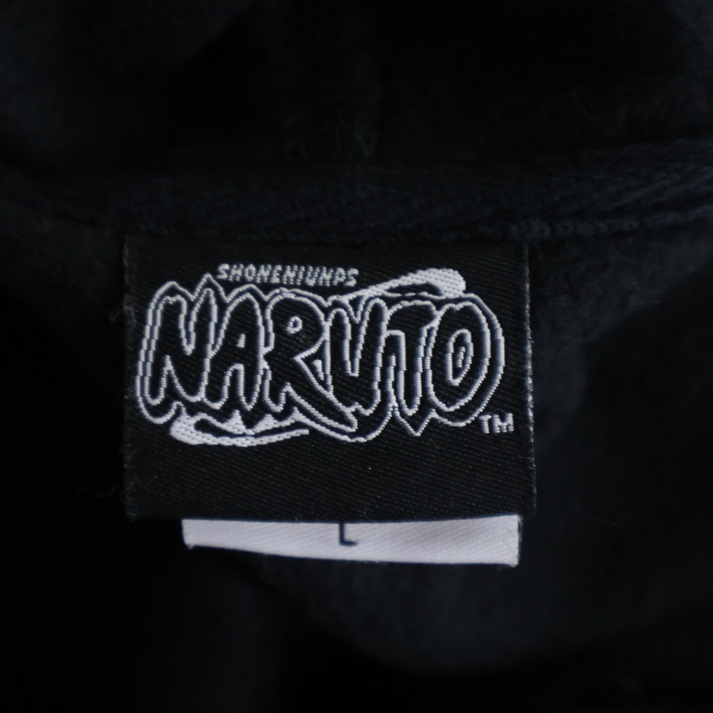 VINTAGE(ヴィンテージ) 00S VINTAGE NARUTO HOODIE ヴィンテージ ナルト うずまきナルト ジップアップフーディー パーカー ブラック