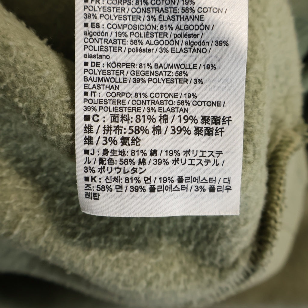 ARC'TERYX(アークテリクス) WORD EMBLEM CREW ワードエンブレムクルー ロゴエンブロイダリー 裏起毛 クルーネックスウェットシャツ トレーナー カーキ 27823-130457