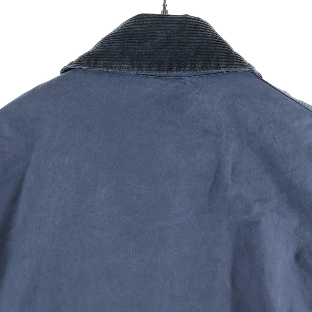 Barbour(バブアー) 90S VINTAGE BORDER JACKET 3ワラントタグ ボーダー チェックライナー オイルドジャケット ネイビー A205