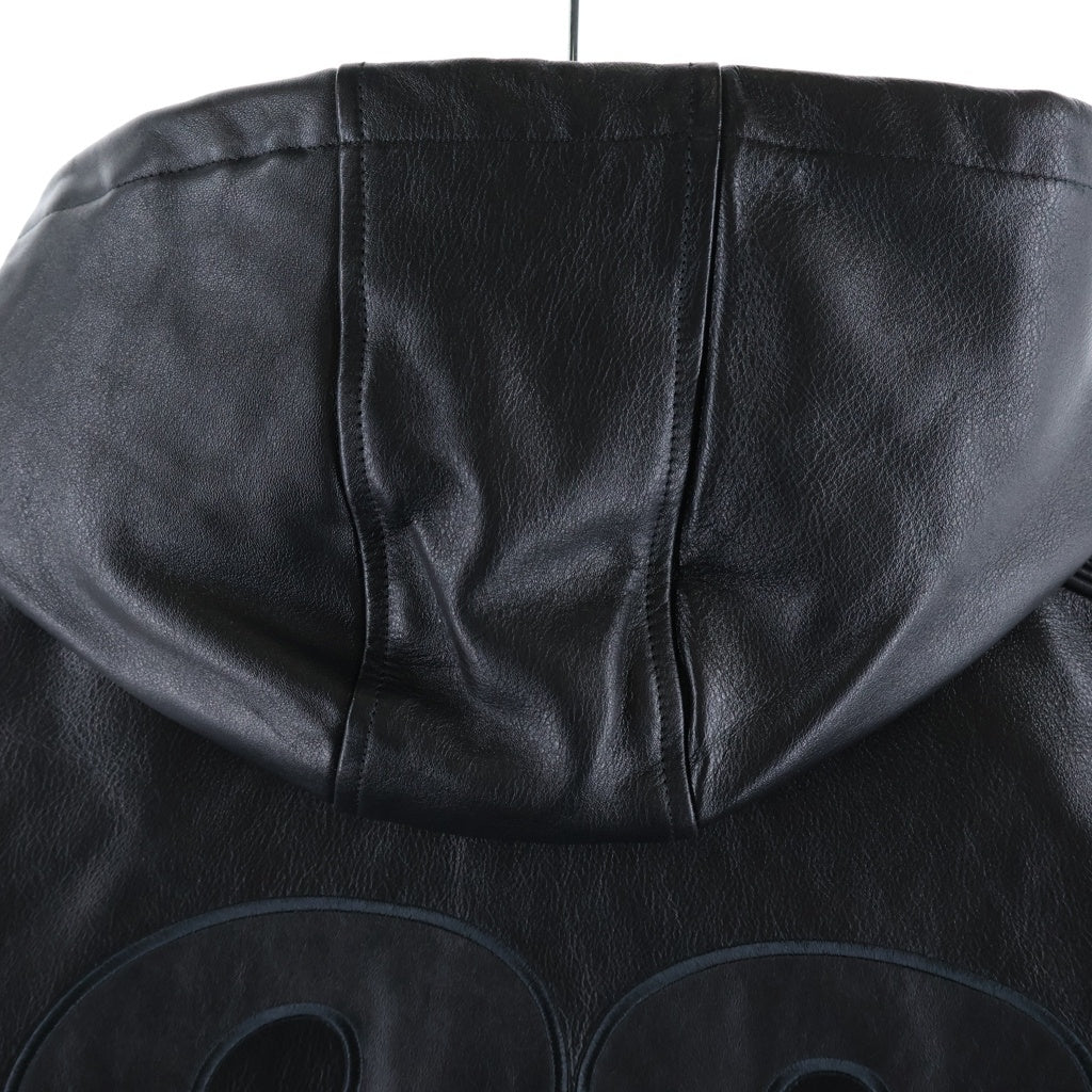 SUPREME(シュプリーム) 26SS ×NIKE Jordan Hooded Leather Jacket ナイキ ジョーダン フーデッドレザージャケット ブラック IR6449-010