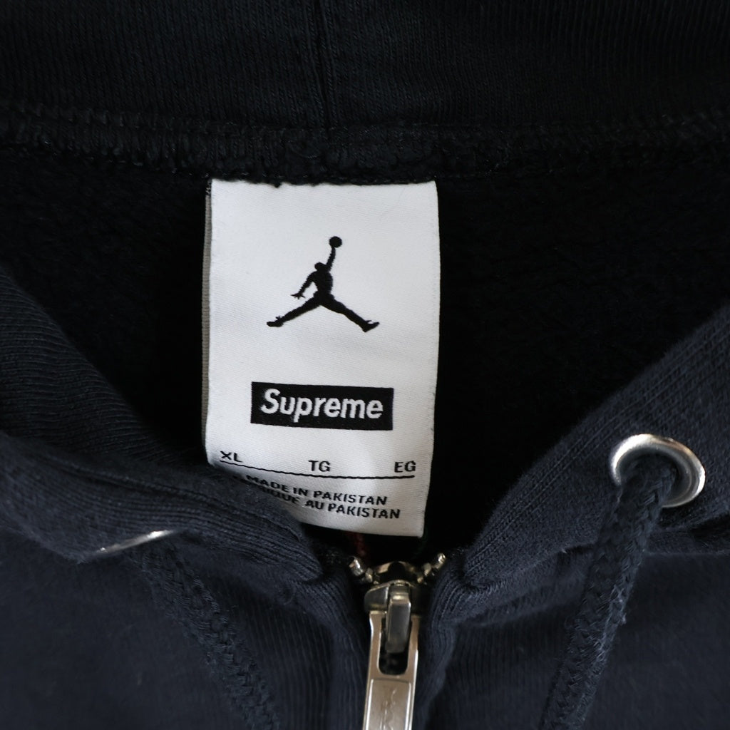 SUPREME(シュプリーム) 26SS ×NIKE Jordan Hooded Sweatshirt ナイキ ジョーダン フーデッドスウェットシャツ パーカー ブラック IR6459-010