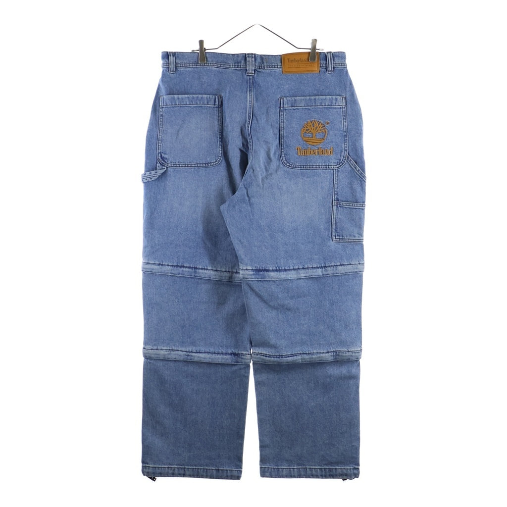 Timberland(ティンバーランド) 26SS BEAMS別注 LIGHT SHADE 3WAY バギーデニムパンツ ライトインディゴ TBC0YHBY