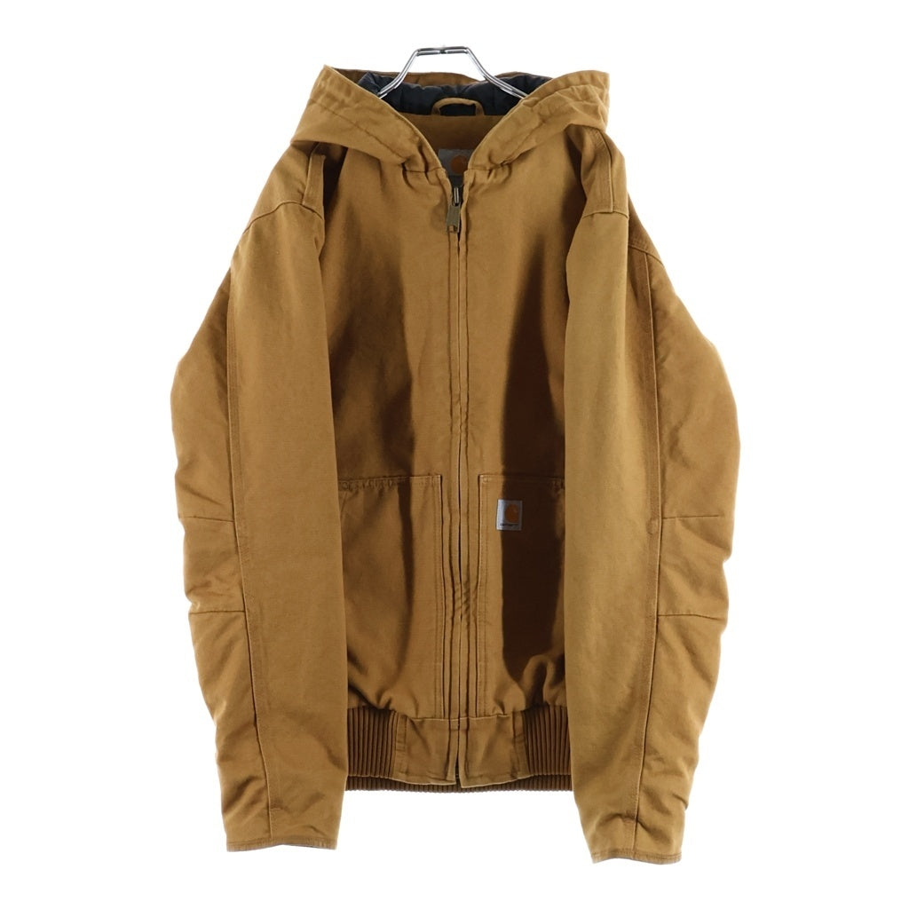 CARHARTT(カーハート) WASHED DUCK INSULATED ACTIVE JACKET ウォッシュ加工 ダック地 中綿アクティブジャケット ブラウン 104050-BRN