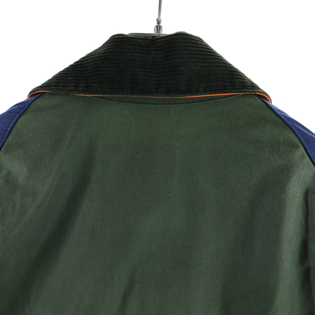 Barbour(バブアー) ×MAISON KITSUNE BEAUFORT WAX JACKET メゾンキツネ ビューフォート パッチワーク ワックス オイルドジャケット マルチ MWX2238GN72