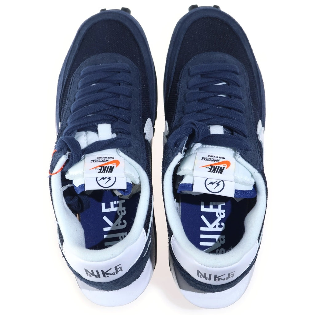 NIKE(ナイキ) ×FRAGMENT DESIGN ×SACAI LD WAFFLE フラグメントデザイン サカイ LDワッフル ローカットスニーカー ネイビー US9/27cm DH2684-400