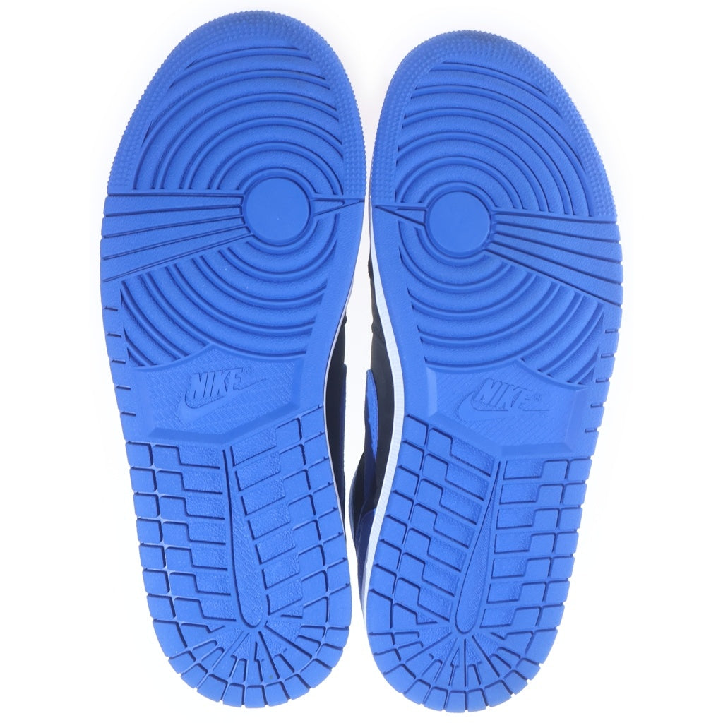 NIKE(ナイキ) AIR JORDAN RETRO HIGH OG ROYAL REIMAGINED エアジョーダン 1 レトロ ハイカットスニーカー ブラック/ブルー US9/27cm DZ5485-042